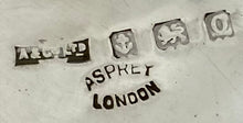 Asprey, George V, Silver Capstan Inkwell. Birmingham 1913  Asprey & Co. Ltd