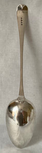 Georgian, George III, Silver Basting Spoon. London 1805 Peter, Ann & William Bateman. 3.4 troy ounces.