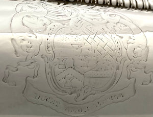 Georgian, George III, Pair of Silver Armorial Entree Dishes. London 1810, Paul Storr. 134 troy ounces.