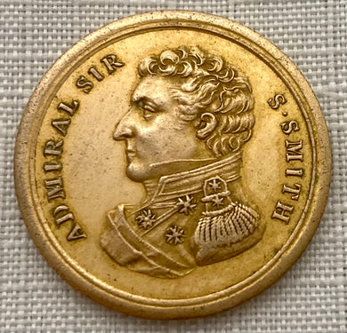 Gilt  Bronze Medallion for Admiral Sir Sidney Smith 20th May 1799.