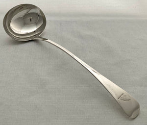 Georgian, George III, Silver Soup Ladle. London 1815 William Seaman. 6 troy ounces.