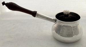 Georgian, George II, Silver Brandy Pan. London 1734 George Wickes. 12 troy ounces.