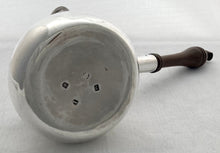 Georgian, George II, Silver Brandy Pan. London 1734 George Wickes. 12 troy ounces.