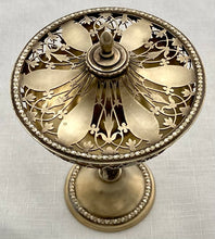 George V Silver Gilt Pedestal Dish & Cover. London 1913 Asprey & Co. Ltd. 5.4 troy ounces.