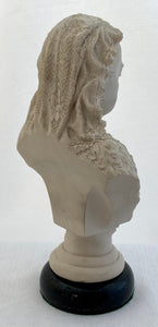 Commemorative Parian Ware Bust of Queen Victoria.