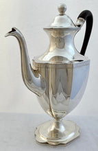 Georgian, George III, Style Silver Plated Coffee Pot.
