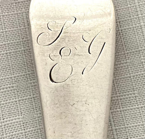 Georgian, George II, Twelve Scottish Silver Tablespoons. Edinburgh 1755 Robert Gordon. 27.8 troy ounces.