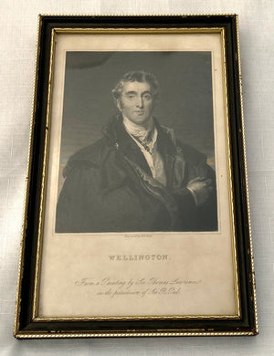 The Duke of Wellington, after Sir Thomas Lawrence. Engraved by Henry Bryan Hall.