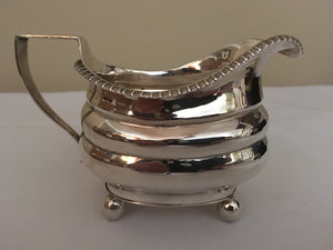 Georgian, George III, silver cream jug. London 1812 Solomon Hougham. 4.34 troy ounces.