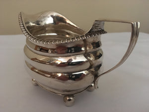 Georgian, George III, silver cream jug. London 1812 Solomon Hougham. 4.34 troy ounces.