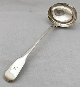 Georgian, George III, Silver Soup Ladle. London 1806 Solomon Hougham. 5.4 troy ounces.