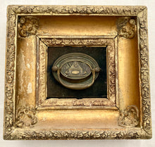 Vice Admiral Viscount Nelson & Battle of Trafalgar Framed Brass Drawer Handle.