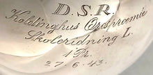 Danish 830 Silver Jug, Assay mark of Johannes Siggaard 1943. 6 troy ounces.