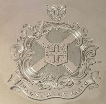 Substantial George IV Old Sheffield Plate Armorial Salver. Matthew Boulton & Co. Birmingham circa 1820.