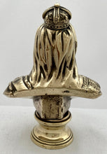 Commemorative Brass Bust of Queen Victoria.