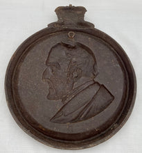 19th Century Duke of Wellington Commemorative Cast Iron Relief Plaque.