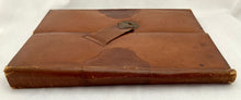 Edwardian Leather Writing Case. Asprey of London.