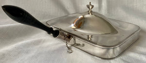 Georgian, George III, Old Sheffield Plate Warming Dish, circa 1790 - 1810.