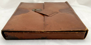Edwardian Leather Writing Case. Asprey of London.