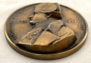 Napoleon Bonaparte Bicentenary Bronze Relief Medallion, 1769 - 1969.