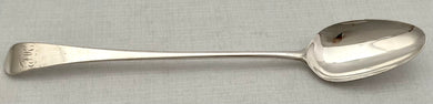 Georgian, George III, Silver Basting Spoon. London 1787 George Smith III & William Fearn. 3.3 troy ounces.