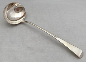 Georgian, George III, Silver Soup Ladle. London 1809 Robert Rutland. 6 troy ounces.