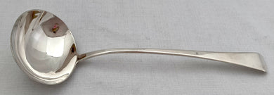 Georgian, George III, Silver Soup Ladle. London 1809 Robert Rutland. 6 troy ounces.