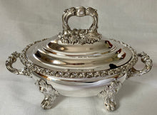 Pair of early Victorian Silver Plate on Copper Sauce Tureens & Covers, circa 1840 - 1860.
