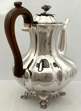 William IV Silver Coffee Pot. London 1835 Charles Fox II. 28.5 troy ounces.