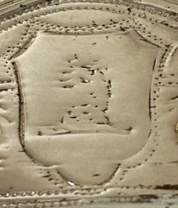 Georgian, George III, Set of Four Silver Salts. London 1793 Henry Chawner. 5.3 troy ounces.