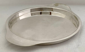 First Half Twentieth Century Silver Plated Cocktail Tray. Asprey of London.