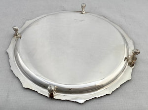 Early 20th Century Silver Plated Salver. Manoah Rhodes & Sons Ltd, Bradford.
