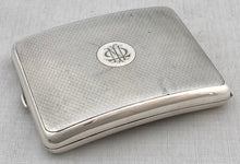 George V Silver Cigarette Case. London 1926 Sampson Mordan & Co. 4.1 troy ounces.