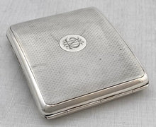 George V Silver Cigarette Case. London 1926 Sampson Mordan & Co. 4.1 troy ounces.