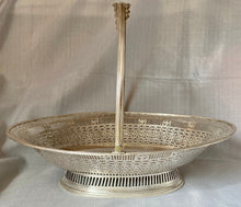 Georgian, George III, Old Sheffield Plate Stag Crested Cake Basket, circa 1770 - 1780.