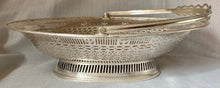 Georgian, George III, Old Sheffield Plate Stag Crested Cake Basket, circa 1770 - 1780.