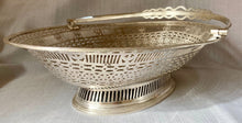 Georgian, George III, Old Sheffield Plate Stag Crested Cake Basket, circa 1770 - 1780.