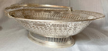 Georgian, George III, Old Sheffield Plate Stag Crested Cake Basket, circa 1770 - 1780.