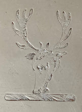 Georgian, George III, Old Sheffield Plate Stag Crested Cake Basket, circa 1770 - 1780.
