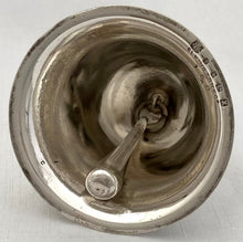 Victorian Silver Plated Table Bell with Dante's Inferno Relief Detail. Elkington & Co. 1883. 