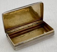 Early Victorian Silver Snuff Box. Birmingham 1838 Francis Clark. 0.7 troy ounces.