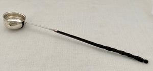 Georgian, George III, White Metal Toddy Ladle, circa 1810.