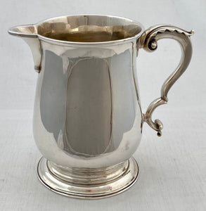 Georgian, George III, Silver Jug. London 1780 Charles Wright. 9 troy ounces