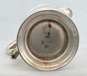 Georgian, George III, Silver Jug. London 1780 Charles Wright. 9 troy ounces