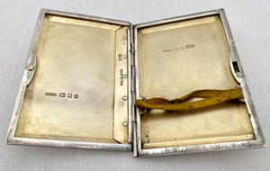 George V Ladies Silver Cigarette Case. London 1923 Asprey & Co Ltd. 2.2 troy ounces.
