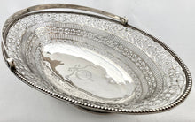 Georgian, George III, Silver Armorial Cake Basket. London 1781. 23 troy ounces.
