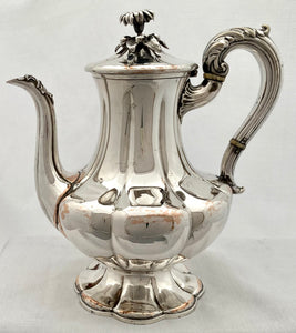 William IV Old Sheffield Plate Coffee Pot. Smith Sissons & Co, Sheffield, circa 1835.