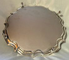 Silver Plated Salver with Pie Crust Rim. James Dixon & Sons, Sheffield, circa 1910 - 1920.