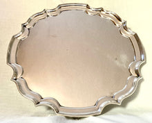 Silver Plated Salver with Pie Crust Rim. James Dixon & Sons, Sheffield, circa 1910 - 1920.