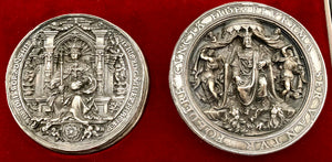 Silver Royal Seals of Henry VIII of England and Francis I of France. London 1973 Hennell, Frazer & Haws.